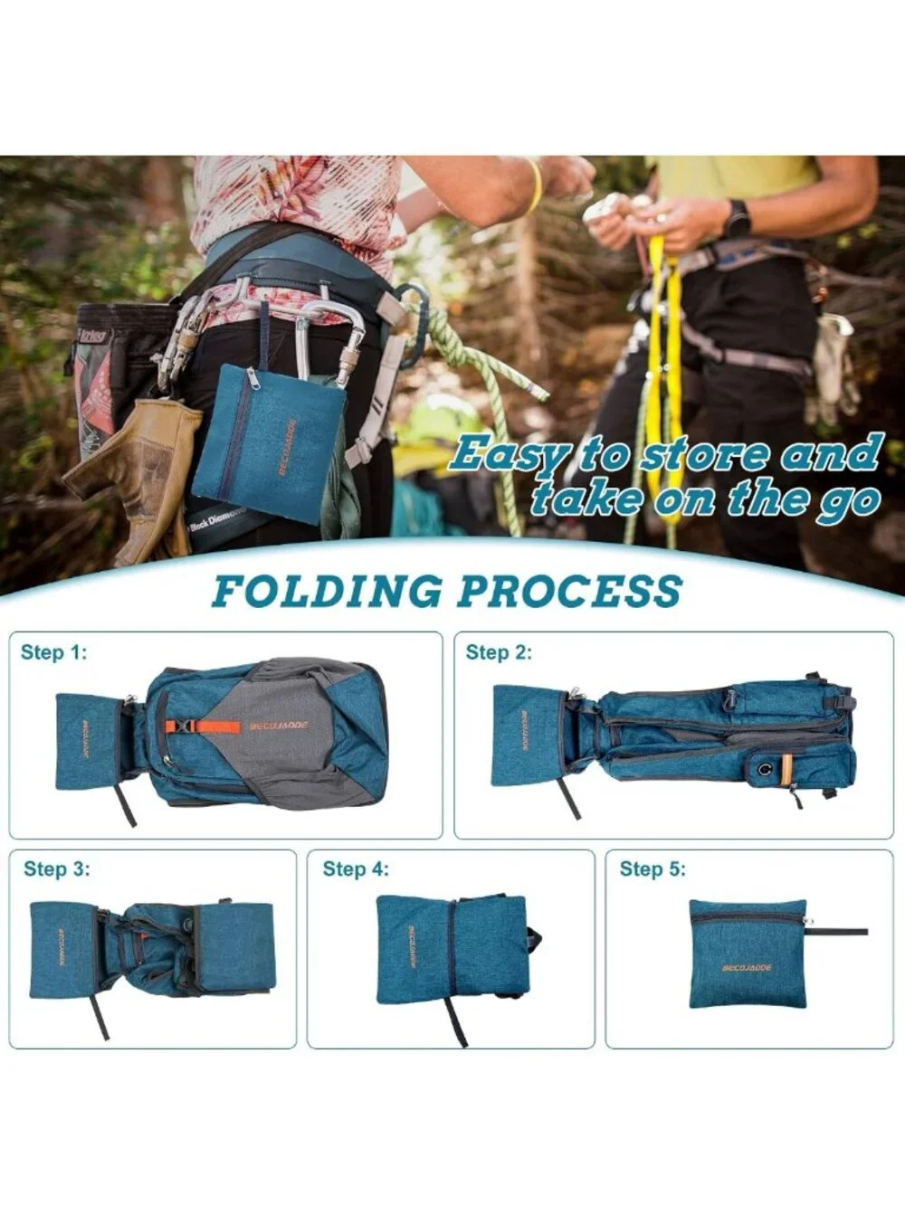Ultralight 15L Foldable Hiking Backpack for Travel, Camping & Outdoor Adventures
